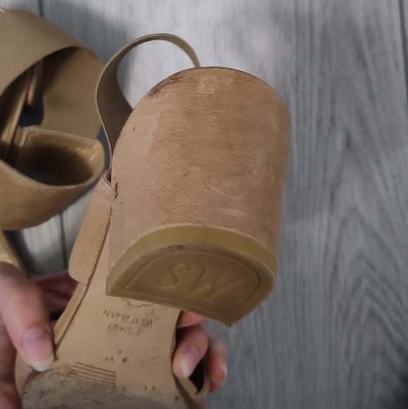 Stuart Weitzman Leather Heels - Picture 5 of 6